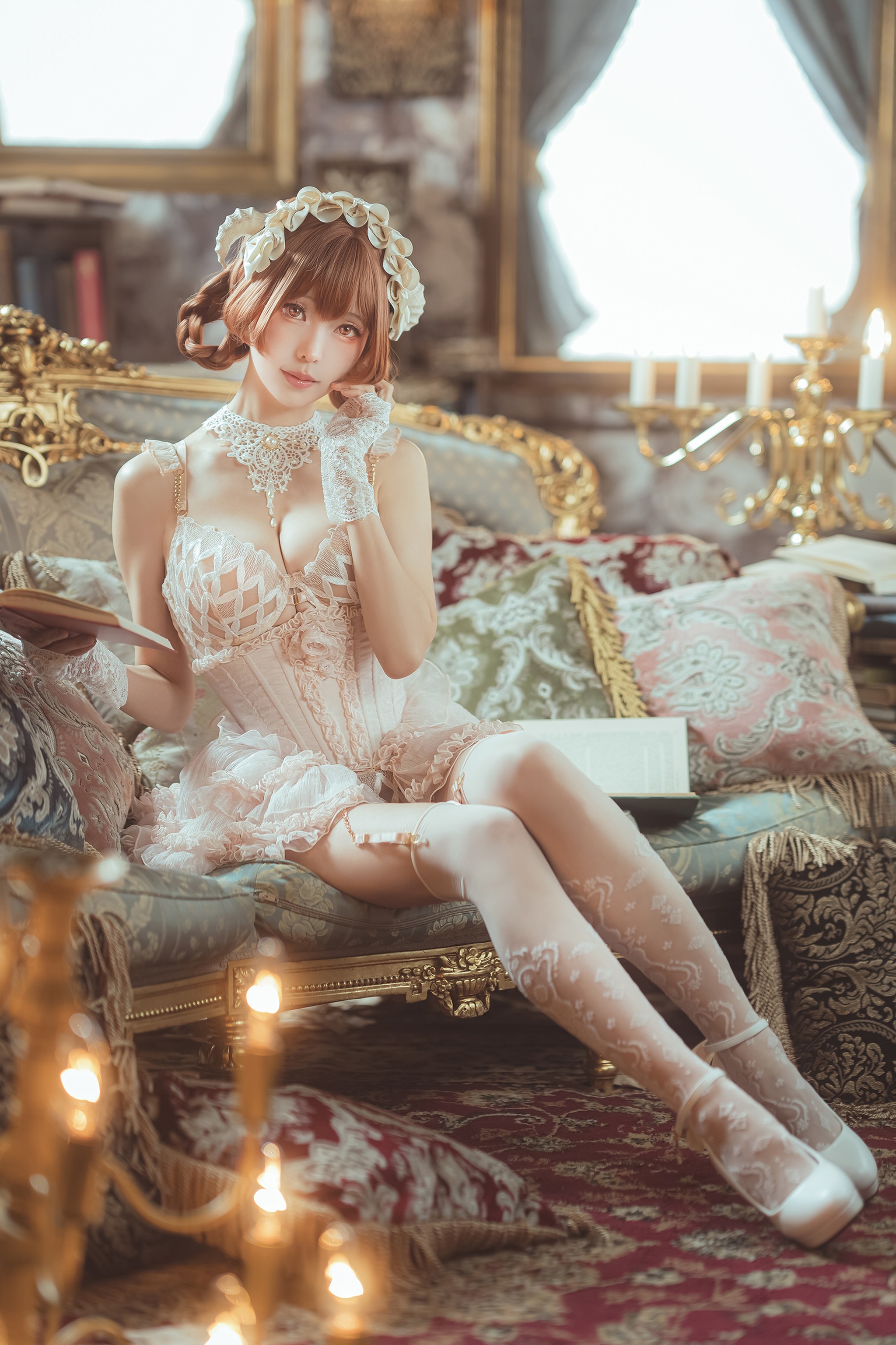 ElyEE子 - NO.219 Book Witch 書本魔女 [33P4V]-XikXak
